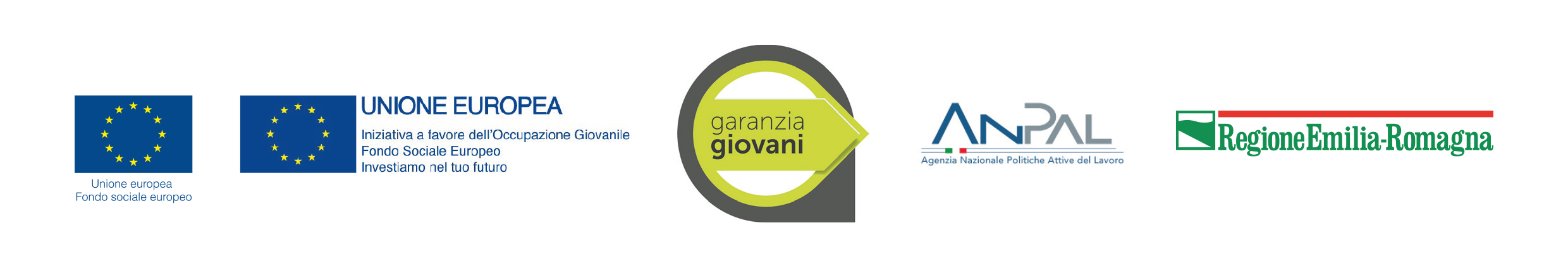 Haeder istituzionale Garanzia Giovani Emilia-Romagna