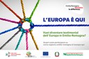 L’Europa è QUI: diventa testimonial dei Fondi europei in Emilia-Romagna