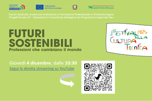 Futuri sostenibili, professioni che cambiano il mondo: appuntamento il 4 dicembre